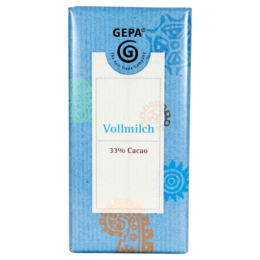 Gepa Vollmilchschokolade 33% 100g